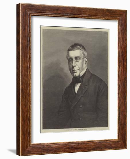 G B Airy, Lld, Frs, Astronomer Royal-null-Framed Giclee Print