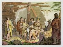 'Papu Tribe on the Isle of Rawak', c1820-1839-G Bramati-Giclee Print