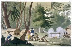 Indians Trading with La Perouse in Canada-G. Bramati-Laminated Giclee Print