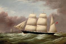 The Barque Alfred Hawley Off the Skerries on Her Way into Liverpool, 1860-G. Dell-Mounted Giclee Print
