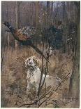 Pheasant Shooting, Old Style-G. Denholm-Framed Art Print