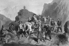 Removal of Wounded Soldiers from the Field of Battle, Crimean War-G Greatbach-Framed Giclee Print