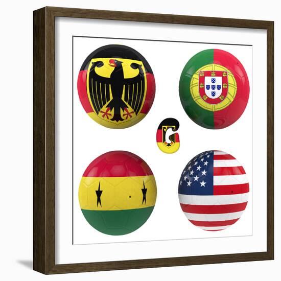 G Group of the World Cup-croreja-Framed Premium Giclee Print