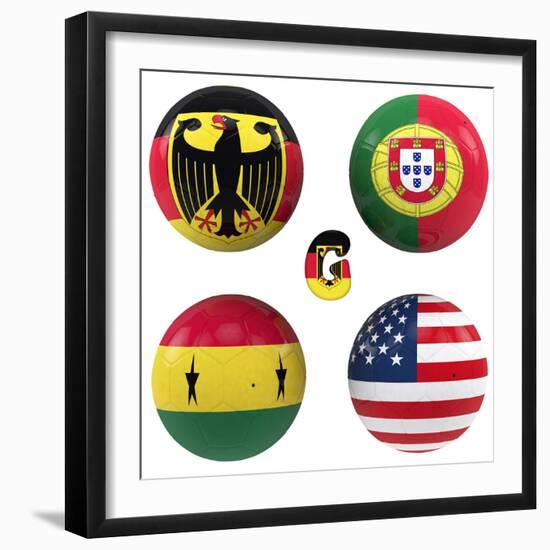 G Group of the World Cup-croreja-Framed Premium Giclee Print