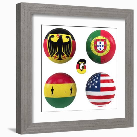 G Group of the World Cup-croreja-Framed Art Print