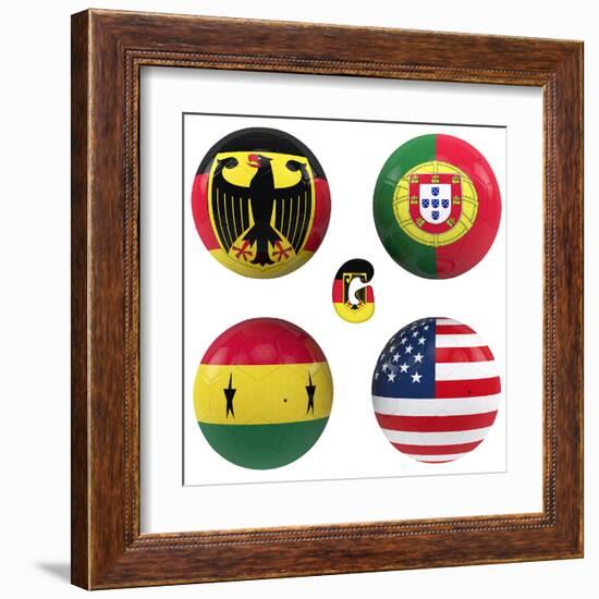 G Group of the World Cup-croreja-Framed Art Print