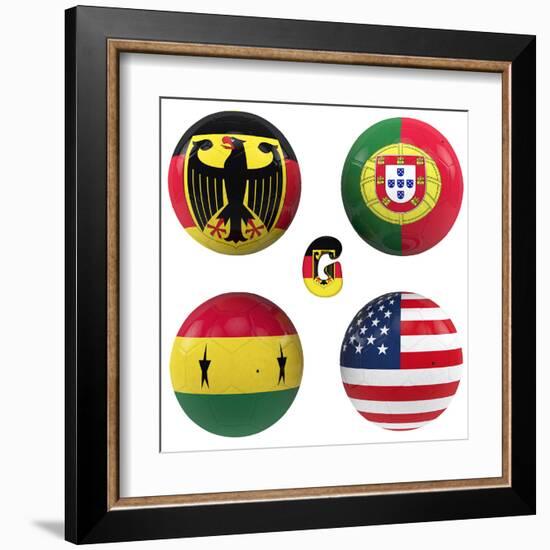 G Group of the World Cup-croreja-Framed Art Print