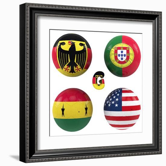 G Group of the World Cup-croreja-Framed Art Print