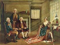 Birth of Our Nation's Flag, 1893-G. H. Weisgerber-Mounted Giclee Print