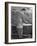 G.I. Ironing His Pants-John Florea-Framed Photographic Print