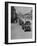 G.I.S Driving Jeeps Through the Streets-null-Framed Photographic Print