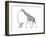 G is for Giraffe-Stacy Hsu-Framed Art Print