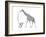 G is for Giraffe-Stacy Hsu-Framed Art Print