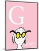 G is for Goggles (pink)-Theodor (Dr. Seuss) Geisel-Mounted Art Print