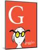 G is for Goggles (red)-Theodor (Dr. Seuss) Geisel-Mounted Art Print