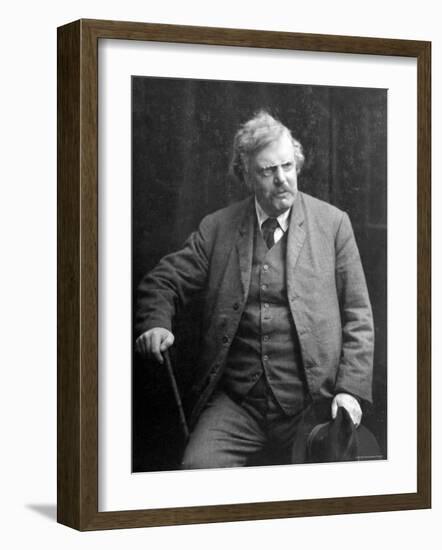 G. K. Chesterton-Speaight-Framed Premium Photographic Print