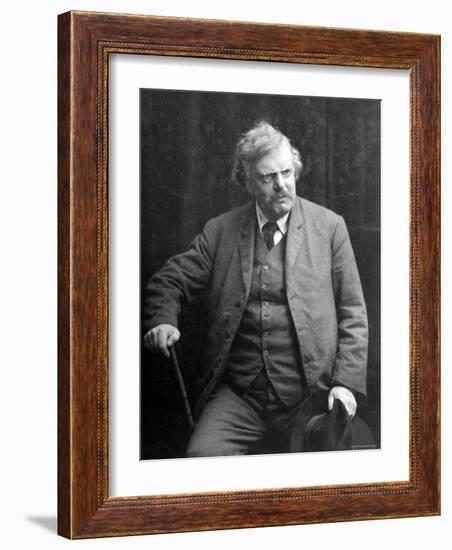 G. K. Chesterton-Speaight-Framed Premium Photographic Print