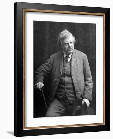 G. K. Chesterton-Speaight-Framed Premium Photographic Print