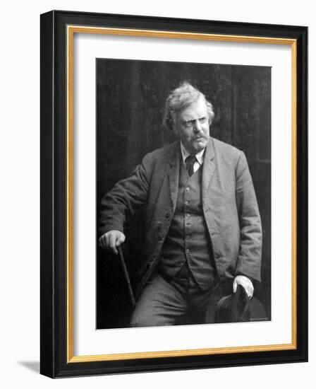 G. K. Chesterton-Speaight-Framed Premium Photographic Print