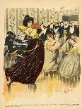 Satire of a Salon Musical Evening from the Back Cover of 'Le Rire', 17th December 1898-G. Kadell-Giclee Print