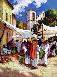 "Mexican Village Market,"June 1, 1938-G. Kay-Framed Giclee Print