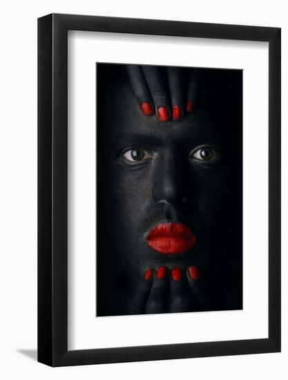 G L a N C E-Hesham Alhumaid-Framed Photographic Print