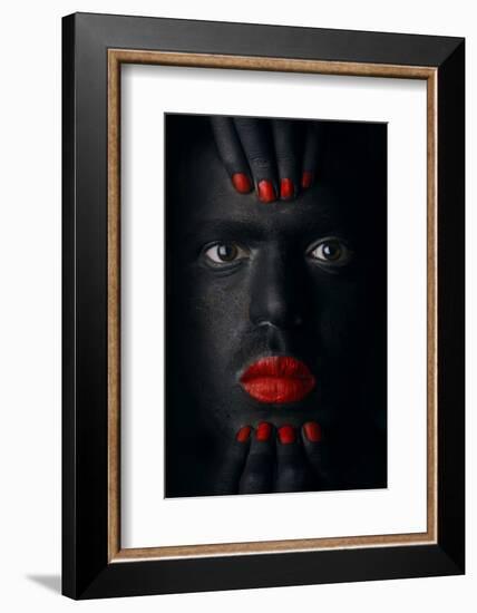 G L a N C E-Hesham Alhumaid-Framed Photographic Print