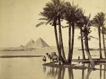 The Pyramids, 1860-69-G. Lekegian-Mounted Photographic Print