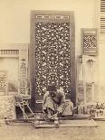 Wood Turning, Egypt, C.1870-90-G. Lekegian-Mounted Photographic Print