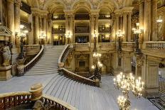 Opera Garnier, Grand Staircase, Paris, France-G & M Therin-Weise-Photographic Print
