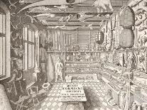 Frontispiece of Ole Worm's Cabinet of Curiosities from 'Museum Wormianum' by Ole Worm-G. Wingendorp-Framed Giclee Print