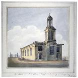 An Almshouse in Carshalton, Surrey, 1826-G Yates-Framed Giclee Print
