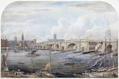 London Bridge, London, 1831-G Yates-Giclee Print