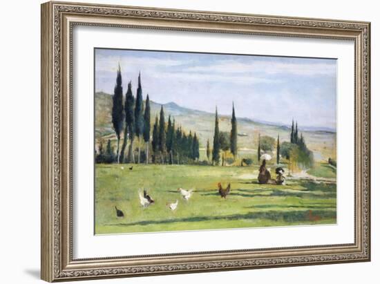 Gabbro Landscape-Silvestro Lega-Framed Giclee Print