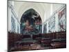 Gabino Ortiz Library Room with Frescoes by Clemente Orozco, 1940-Joan Blaeu-Mounted Giclee Print