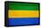 Gabon Flag Design with Wood Patterning - Flags of the World Series-Philippe Hugonnard-Framed Stretched Canvas