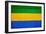 Gabon Flag Design with Wood Patterning - Flags of the World Series-Philippe Hugonnard-Framed Premium Giclee Print