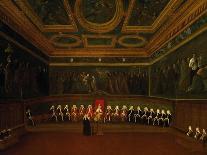 Hall of Great Council in Ducal Palace-Gabriel Bella-Framed Giclee Print