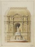 Sketch of a Fountain-Gabriel Davioud-Giclee Print