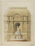 Sketch for the Reconstruction of the Paris City Hall-Gabriel Davioud-Framed Giclee Print