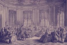 'Le Grand Café' 1759-Gabriel De Saint-aubin-Giclee Print