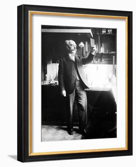 Gabriel Lippmann, French Physicist-Science Source-Framed Giclee Print