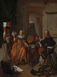 A Musical Party, 1659-Gabriel Metsu-Framed Giclee Print