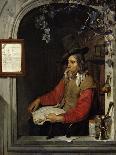 A Man and a Woman Seated by a Virginal, C1649-1667-Gabriel Metsu-Framed Giclee Print