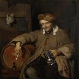 The Old Drinker, 1661-63-Gabriel Metsu-Art Print