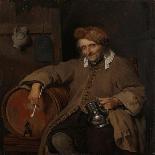 The Old Drinker, c.1661-3-Gabriel Metsu-Giclee Print