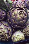 This is a Close-Up Shot of Fresh Artichokes in Rome's Market at Campo Dei'fiori.-Gabriel Scott-Mounted Photographic Print