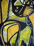 One Yellow Cat-Gabriela Avila-Framed Art Print