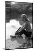 Gabriella Farinon on a River Bank-Marisa Rastellini-Mounted Photographic Print