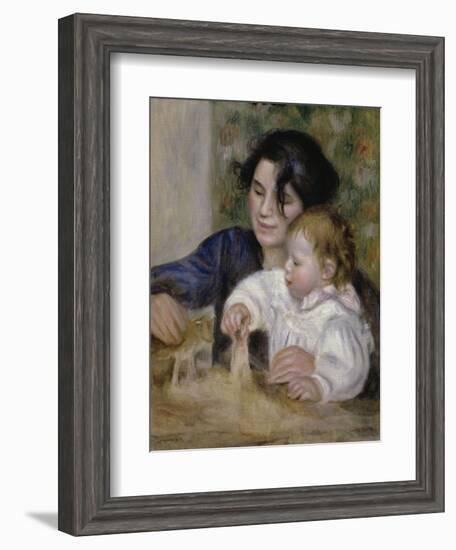 Gabrielle and Jean-Pierre-Auguste Renoir-Framed Giclee Print